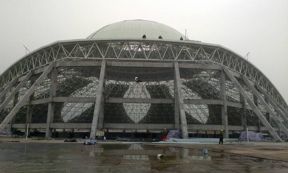 眉山温泉馆网架工程